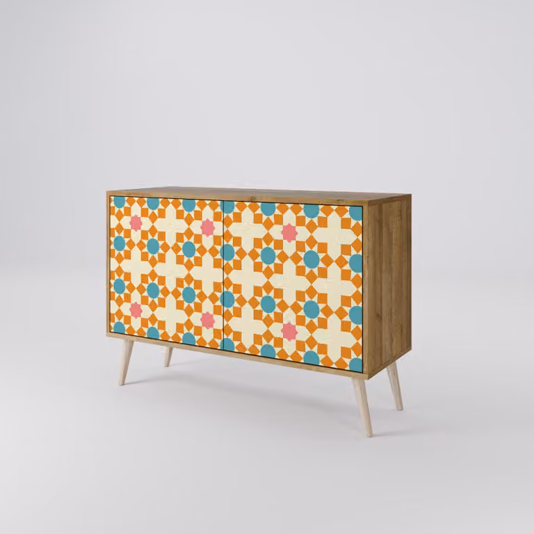 Cassettiera Spacerebels a 2 ante - credenza cassettiera - credenza alta - mobile guardaroba - soggiorno camera da letto - 57,5×111×42 (HxLxP)
