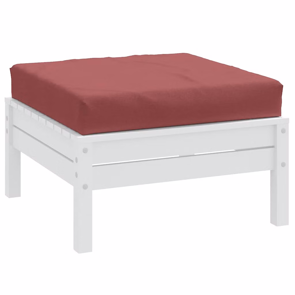 Cuscino per Pallet vidaXL Rosso, L/P/H: 60 x 60 x 9,5 cm