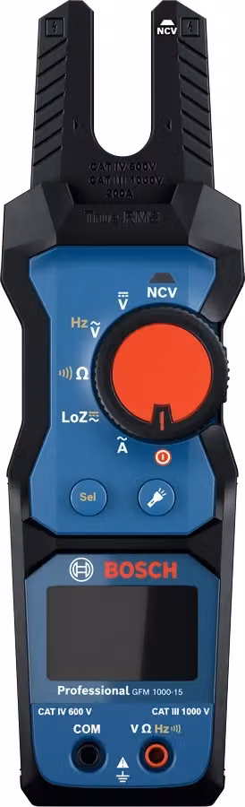 Pinza amperometrica Bosch GMF 1000-15 blu con forcella per max 1000V – 2