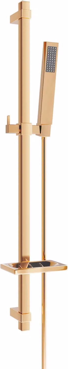 Mexen DQ00 set doccia scorrevole, oro rosa - 785004581-60