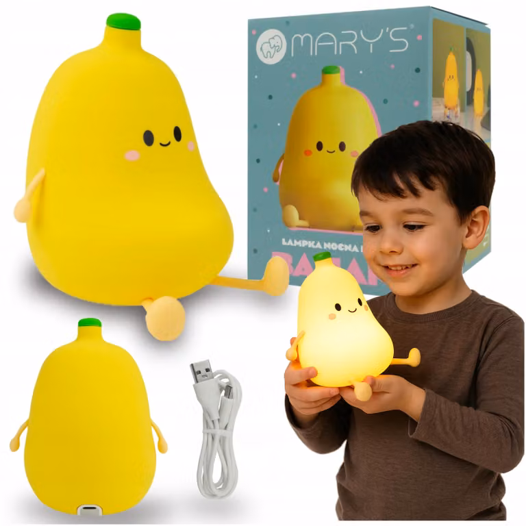 Luce Notturna Ricaricabile A Led Di Mary's Banana Usb