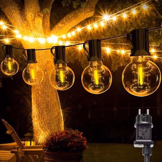 Ghirlanda luminosa a LED impermeabile da 10 m per illuminazione esterna, dimmerabile