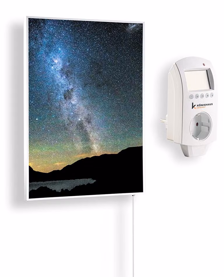 Riscaldamento a infrarossi da 300 Watt - Termostato intelligente - Per uso interno - Montaggio a pavimento