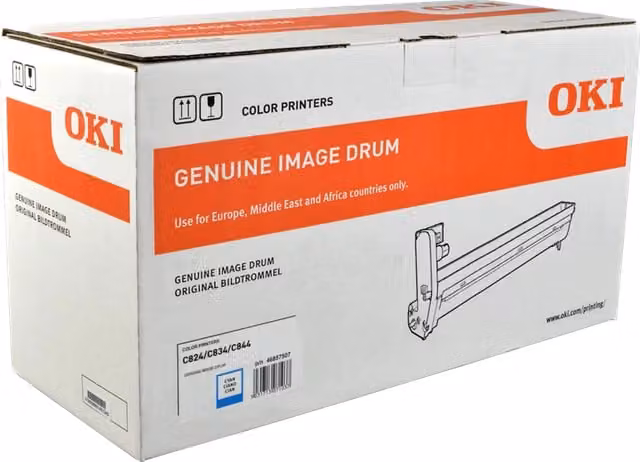 ORIGINAL OKI Tamburo ciano 46857507 C824 ~30000 Seiten