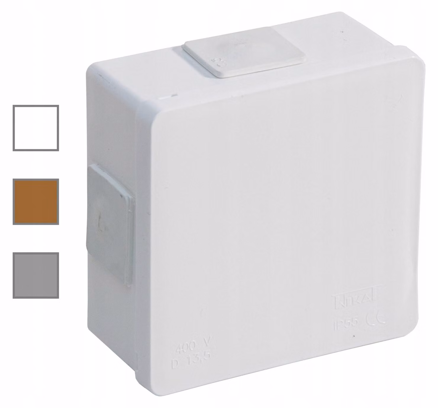 Scatola da incasso, ermetica, bianca, 86x86x40 IP55, Viplast 00101