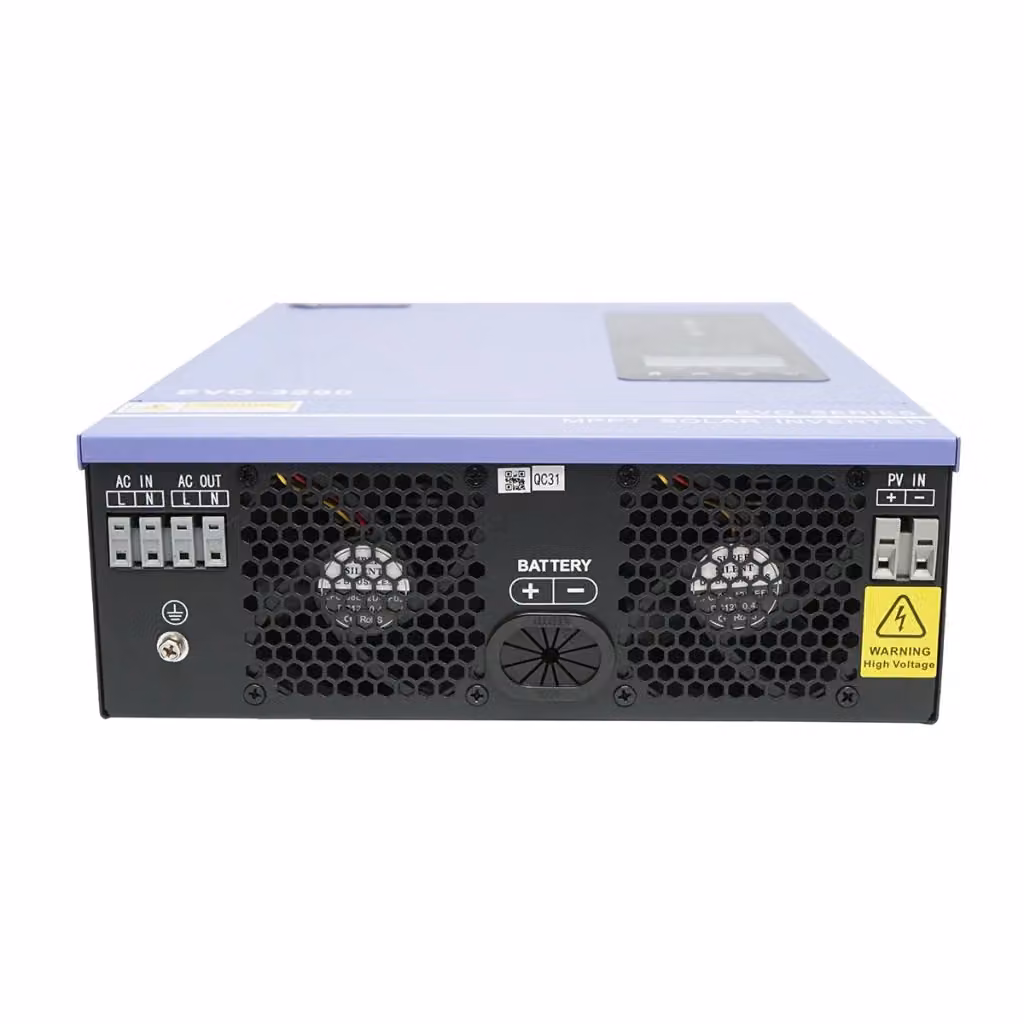 Inverter solare ibrido Bourget EVO-3200, 3,0 KW, 24 V, 80 A MPPT, monofase, OFF-GRID – 2