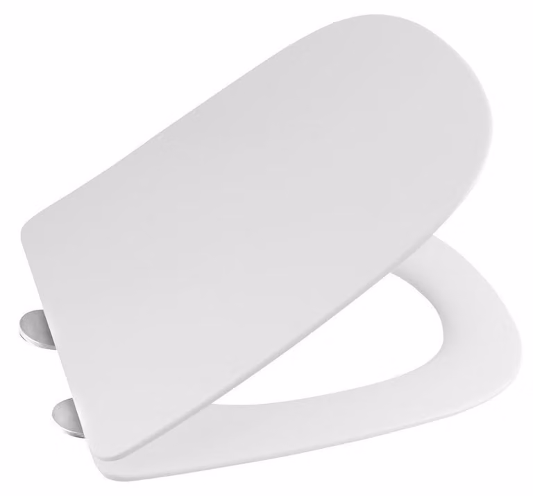 Sedile BELLO per WC combinato, SLIM, Soft Close, Easy Take, bianco