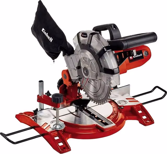 Troncatrice Einhell TC-MS 2112 da 1500 W con lama Ø 210 mm, colore rosso