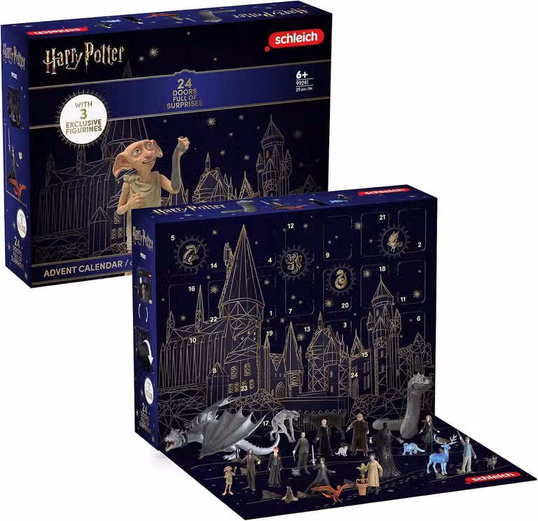 HARRY POTTER - Calendario dell'Avvento con mini figure di Harry Potter, stagione 2