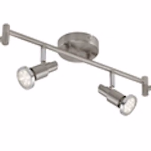 BRILONER, raccordo per lampada a LED GU10, 6 facce, finitura nichel opaco