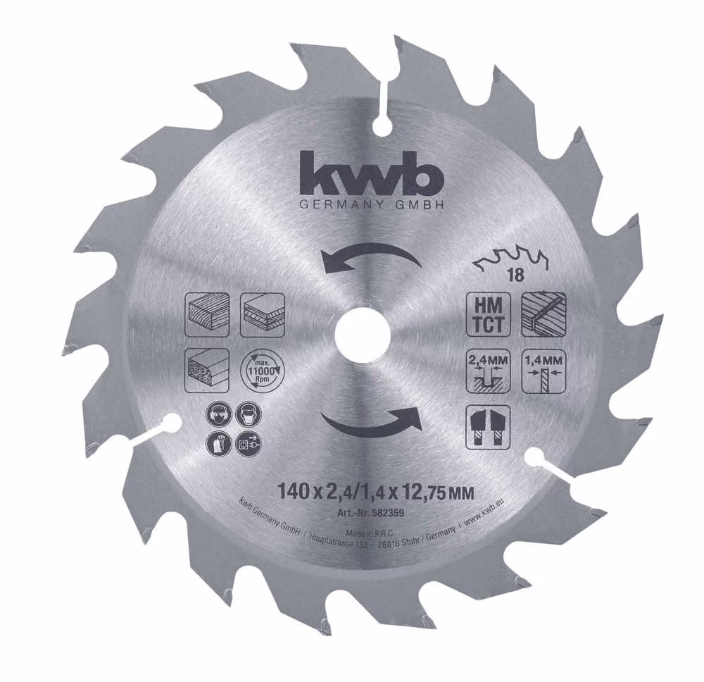 kwb 582359 Lama circolare 140 x 12,75 mm 1 pz