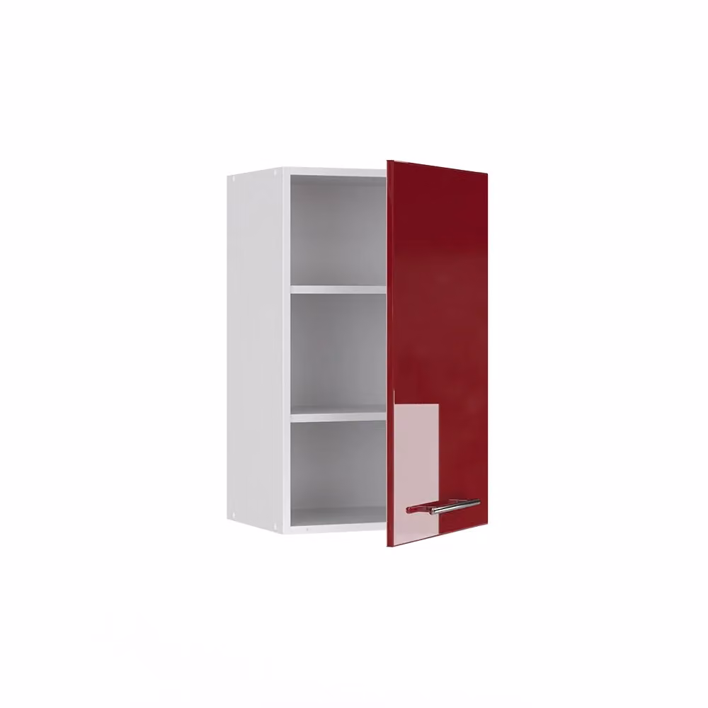 Mobile bagno Vicco Fame-Line rosso bordeaux lucido L 45 x H 72 cm – 2