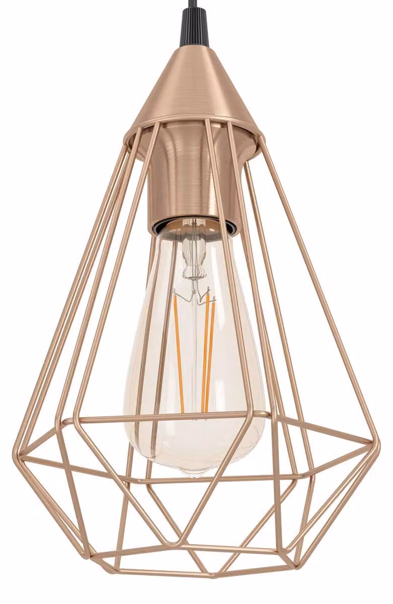 EGLO Lampada a sospensione Tarbes color rame 94196