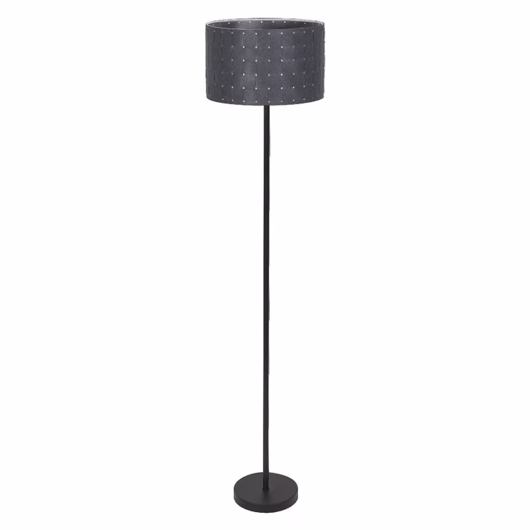 LEDVANCE lampada da terra decorativa in feltro e metallo Std Floor, E27, altezza 1560 mm, luce calda grazie al paralume intrecciato, sostenibile grazie alla sorgente luminosa sostituibile, facile installazione