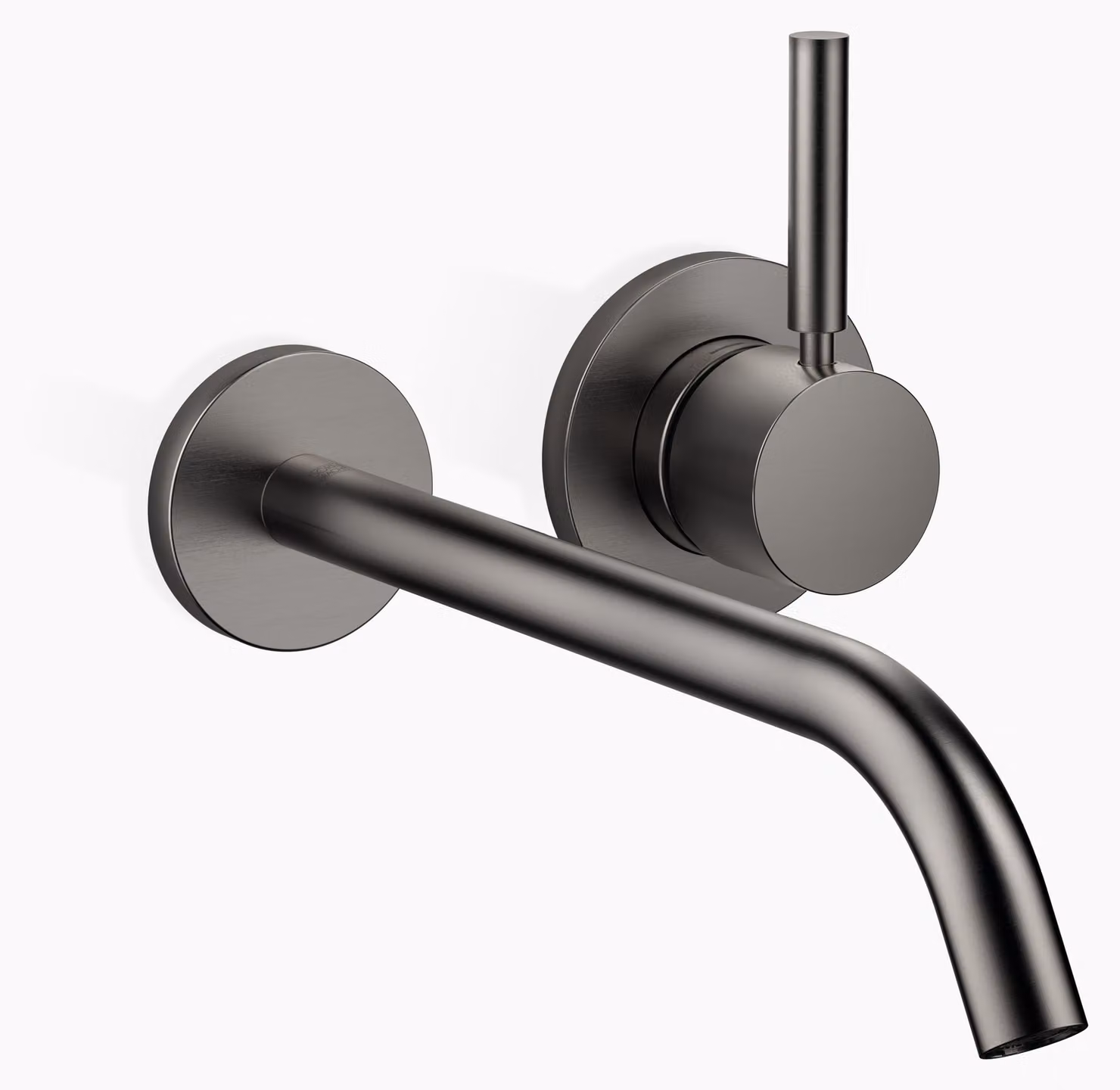 Dornbracht META Mitigeur mural de lavabo sans vidage, saillie 250mm, jet rond enrichi d'air, 36861660-99, 36861660-99