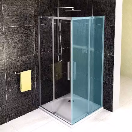 Polysan Altis Line - Porta per doccia, 800x2000 mm, alluminio lucido/vetro trasparente AL1580C