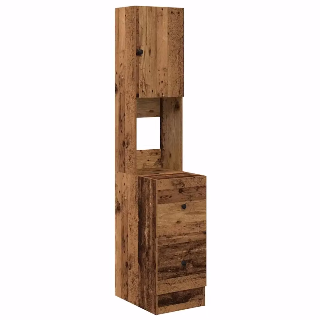 Credenza da cucina e buffet vidaXL in legno vecchio marrone L: 32 cm, P: 50 cm, H: 180 cm – 2