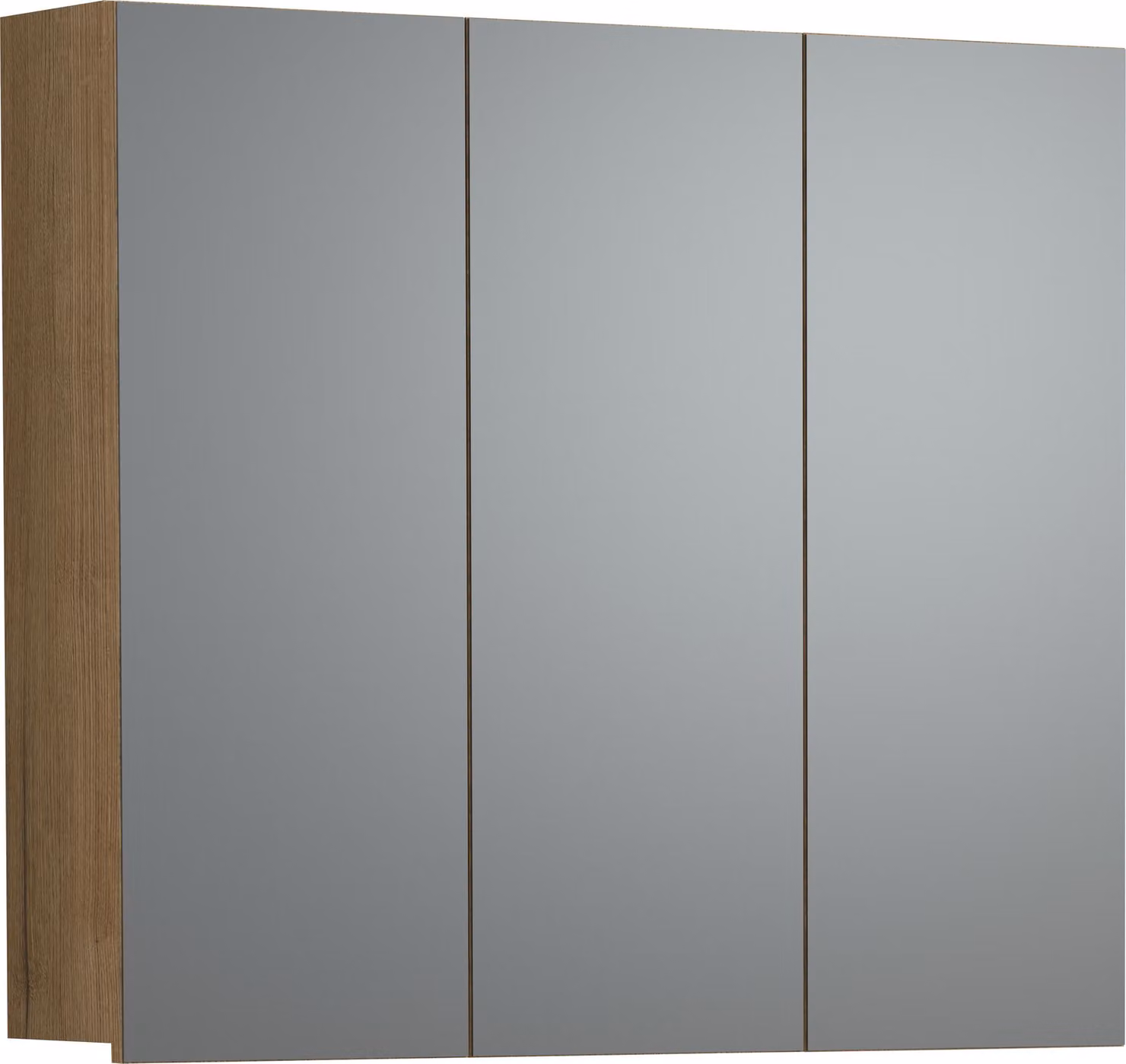 Calicosy - Armadietto da bagno con specchio e 3 ante L90 cm - PUREBLISS