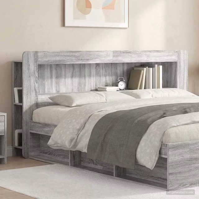 Testata del letto Grigio Sonoma Legno ingegnerizzato 8001306