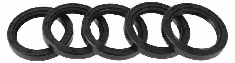 Guarnizione per albero rotante, dimensioni 36x47x7 mm, confezione da 5 pezzi, materiale NBR 70, colore nero