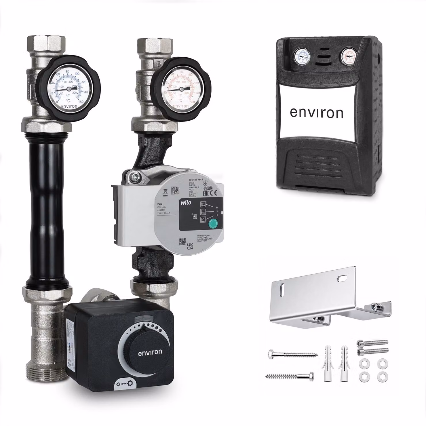 Gruppo pompa Environ ProfiMix EN001, versione H, con pompa Wilo Para STG 25/8.75, modello END05