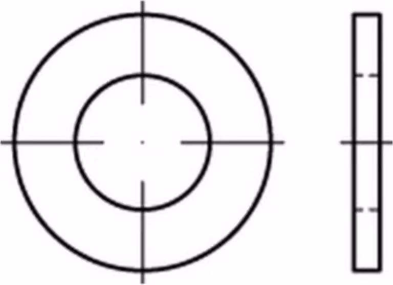 Dischi Reyher ISO7089 2 (2,2x5x0,3) HV, vz 070890100020000 (5000 pezzi)