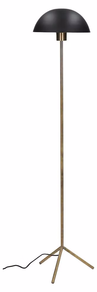 Lampada da terra Pomax Jive, nera, diametro 30 cm, altezza 150 cm