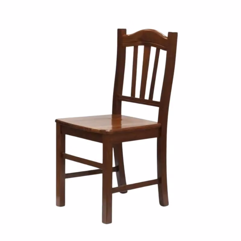 Set di 2 sedie EFFEZETA in legno massello marrone stile rustico per cucina e sala da pranzo – 2