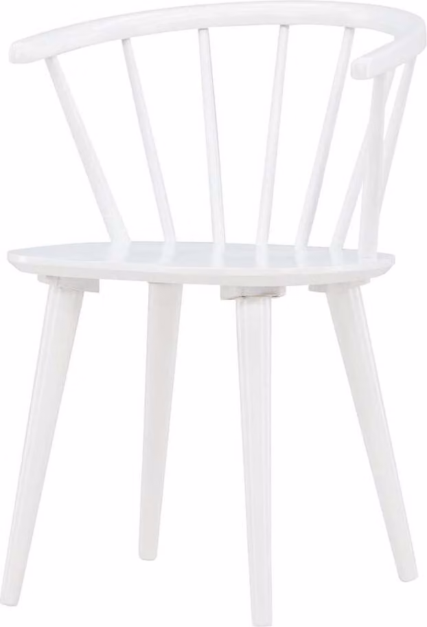 Sedia da pranzo FURNLUX Bobby White 55cm / Hauptfarbe: Weiß / Dimensioni: 55 x 53 x 76 cm