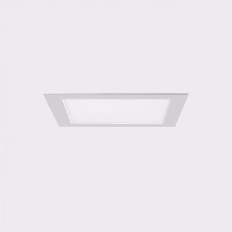 KOHL LIGHTING KOHL-Lighting DISC SQ apparecchio da incasso con cornice 172X172 mm bianco 12 W CRI 80 3000K PUSH