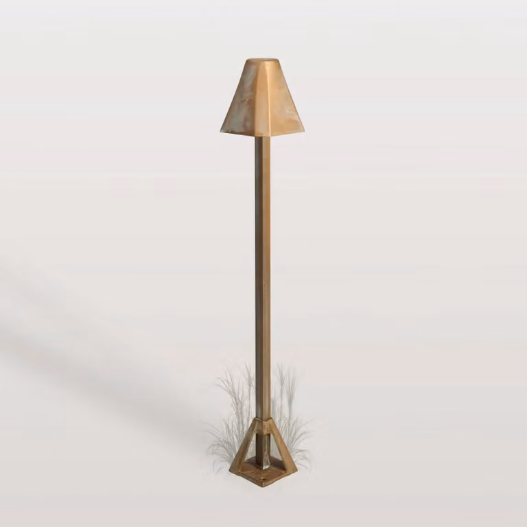 Moretti Luce Lampione da giardino Silva Frame, Bronzo / Ottone antico, Ottone, Campagna / Rustiche, Lampada da esterni