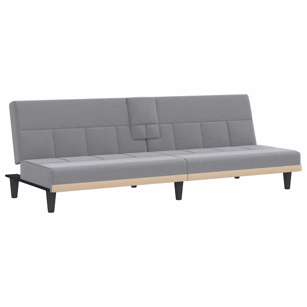 Divano Letto Moderno vidaXL Grigio per Soggiorno – 2