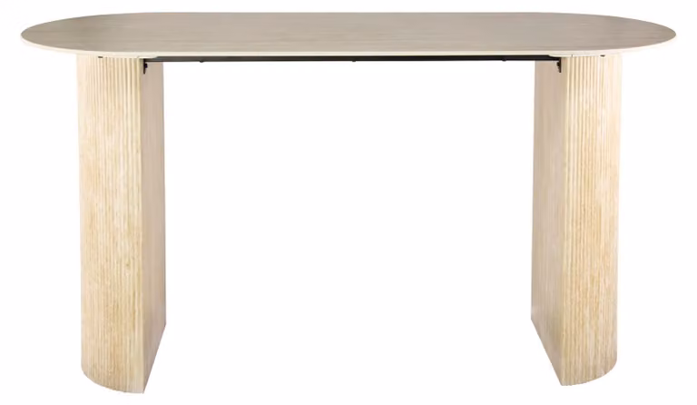 Tavolo da pranzo FURNLUX Romano Beige 180 cm / Colore principale: beige / Dimensioni: 180 x 92 x 70 cm