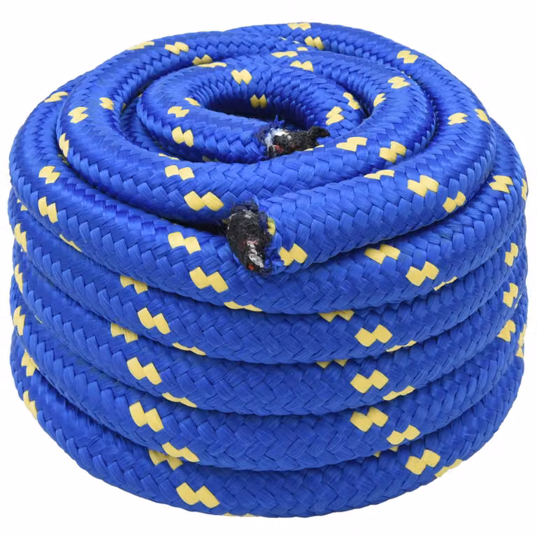 Corda multiuso vidaXL in plastica blu, diametro 50 mm, lunghezza 25 m