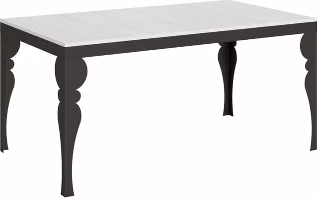 Tavolo da pranzo allungabile Paxon Evolution GIORDANOSHOP Bianco Frassino L: 160-420 cm, P: 90 cm, H: 77 cm – 1