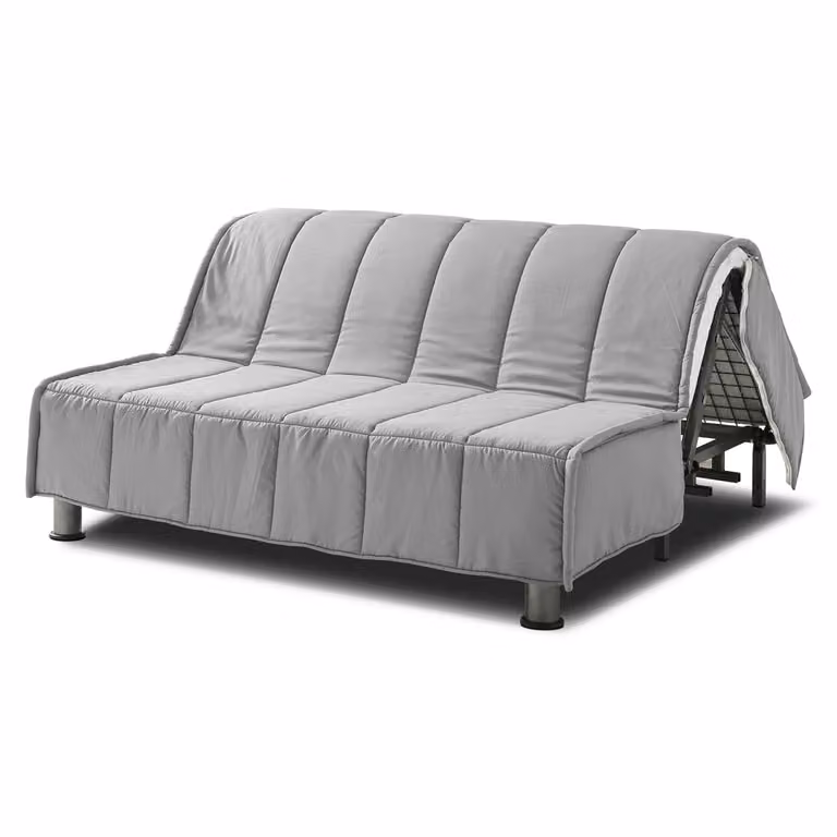 Copertura Divano Letto + Cuscini EVENING 140x190 cm Grigio