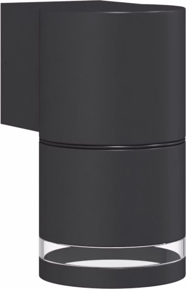 Applique per Esterni Nera in Alluminio Pressofuso