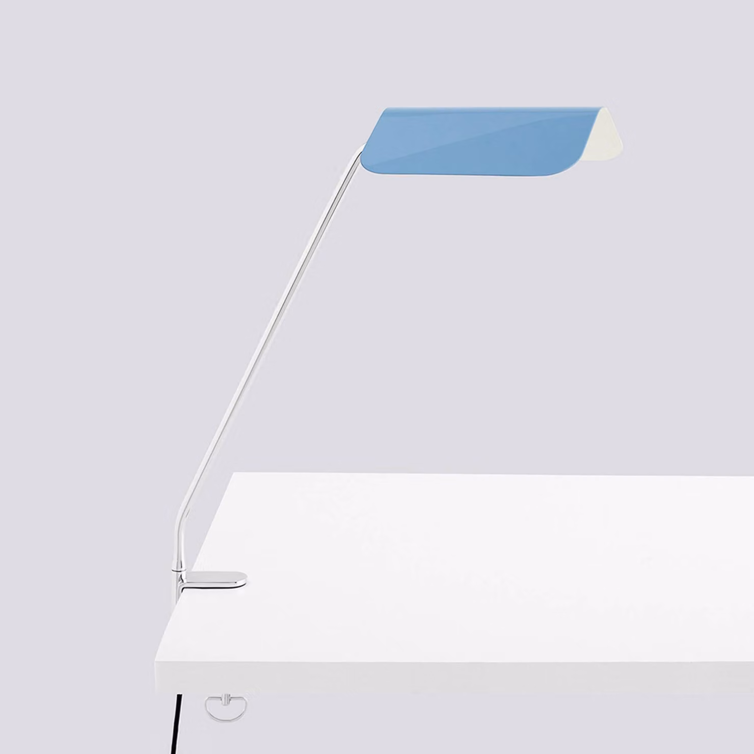 HAY Lampada con morsetto Apex, Blu, Studio / Ufficio, Metallo, Design, Lampada con morsetto