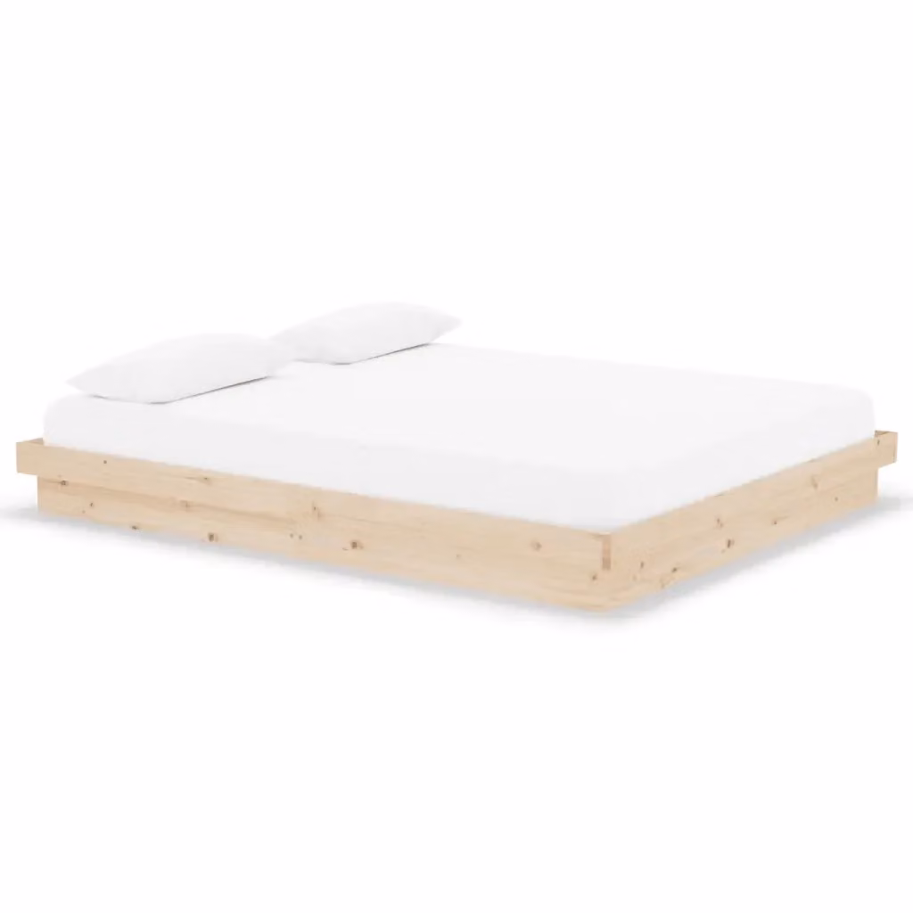 Giroletto vidaXL in legno massello di pino rustico senza materasso L/P/H: 204.0 x 160 x 163.5 cm – 2