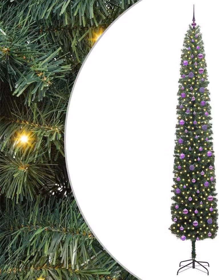Albero di Natale artificiale con 300 LED Verde 270 cm