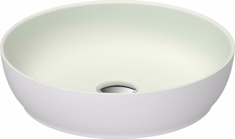 Duravit Sivida vasque à poser ronde, 400x400mm, sans trou pour robinet, sans trop-plein, 266000FG00, 266000FG00