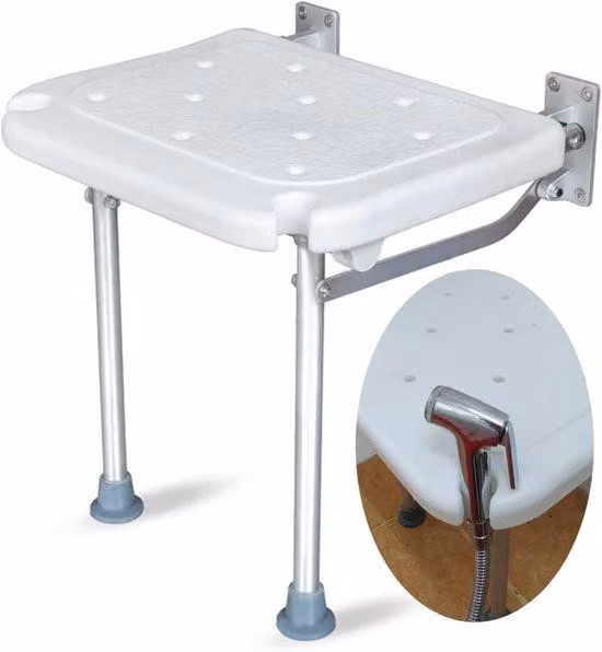 Sedile da doccia – Pieghevole, 440 kg, 40×32×42 cm
