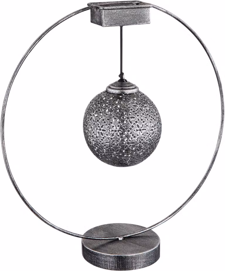 Luce solare giardino anello globo lampada solare esterno luce solare 36618
