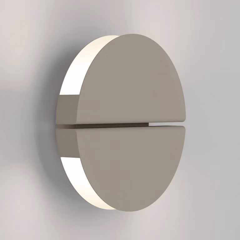 EGLO Applique da parete PIANOSA, Crema / Ambra, Soggiorno / Sala da pranzo, Acciaio Inox, Applique