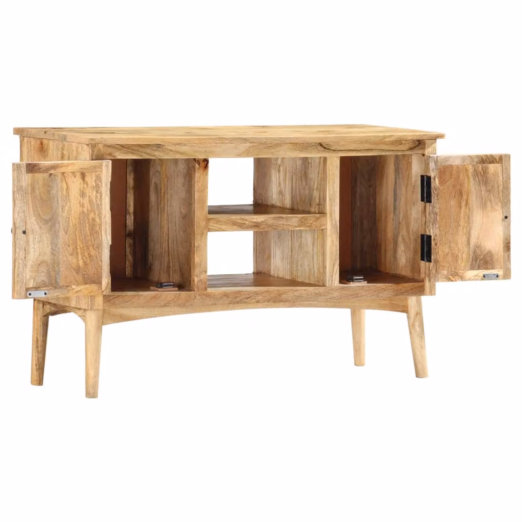 vidaXL Credenza 100 x 35 x 60 cm in legno massiccio di mango