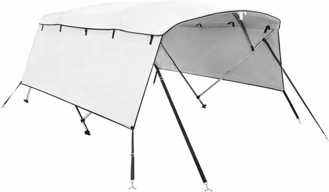 Bimini di Prua con Pareti Laterali 4 Archi 243x(170-182)x137cm CFW2784670