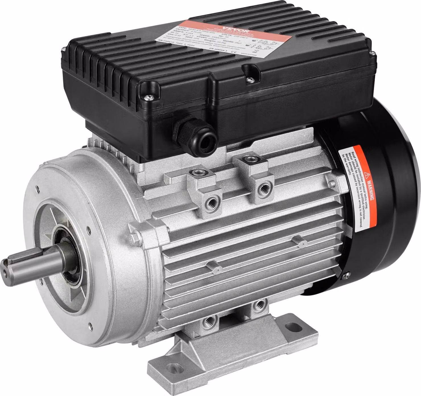 motore elettrico da 0,75kW a 1400 giri/min. c.a. 220-240V 5,45A monofase Albero scanalato da 19mm