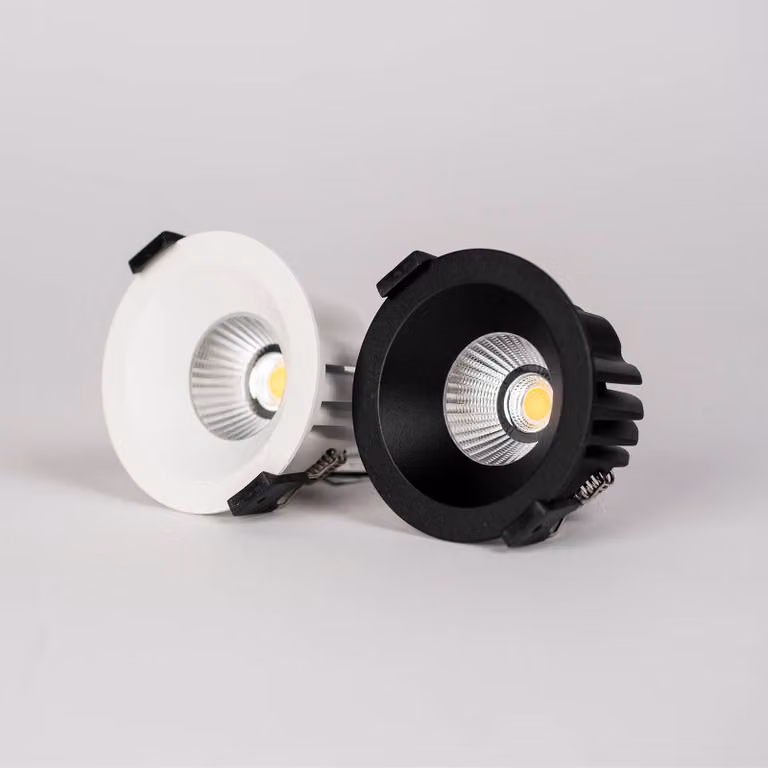 The Light Group SLC Faretto a LED da incasso OnePro Soft, nero, 3.000 K, alluminio dimmerabile, Nero, Soggiorno / Sala da pranzo, Alluminio