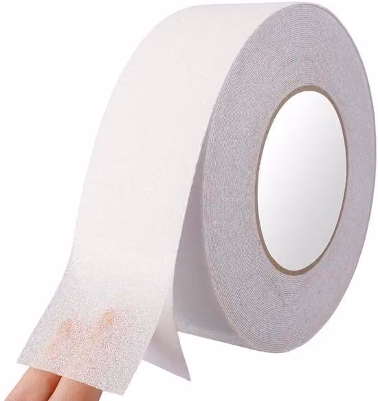Nastro antiscivolo sottile, impermeabile e autoadesivo, ideale per gradini in legno, scale e bagni, dimensioni 15m x 5cm