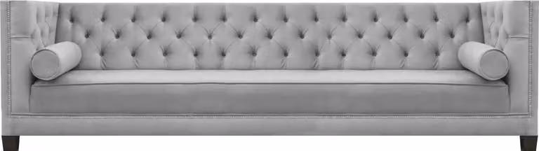 Viersitzer Sofa Couch Wohnzimmer Textil Polstermöbel Luxus Chesterfield